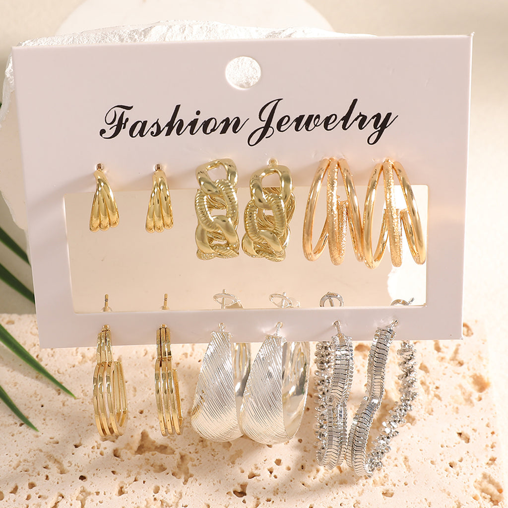 Damen Ohrringe Set mit verschiedenen Designs Shop Nory
