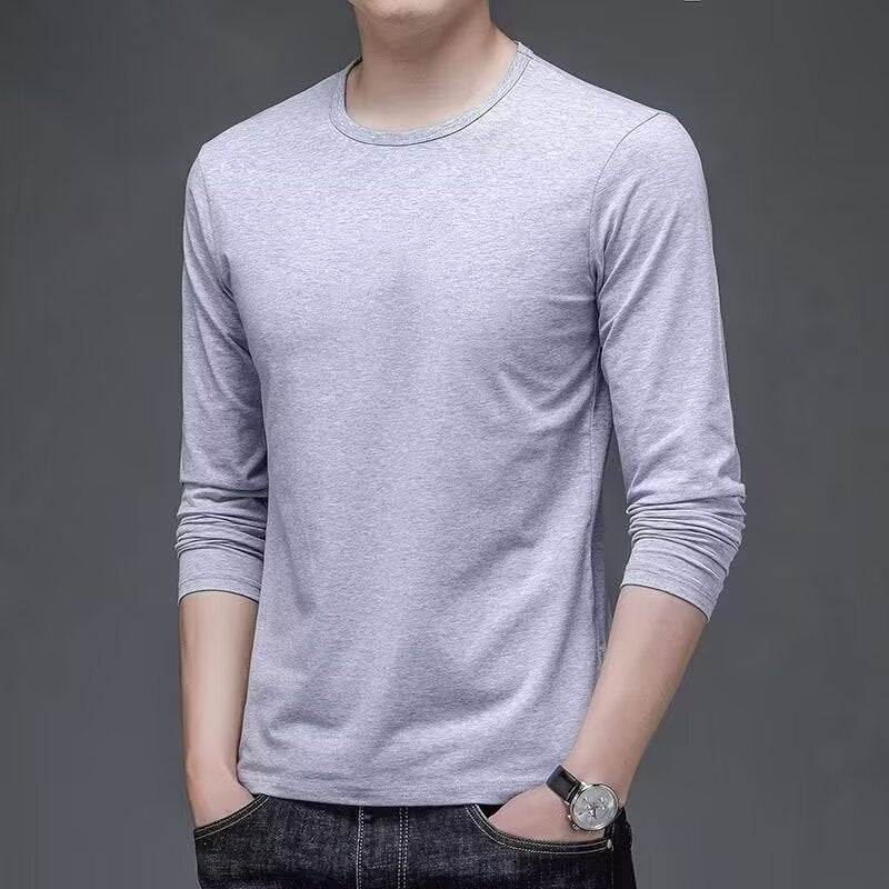 Herren Langarmshirt mit eleganter Textur Shop Nory