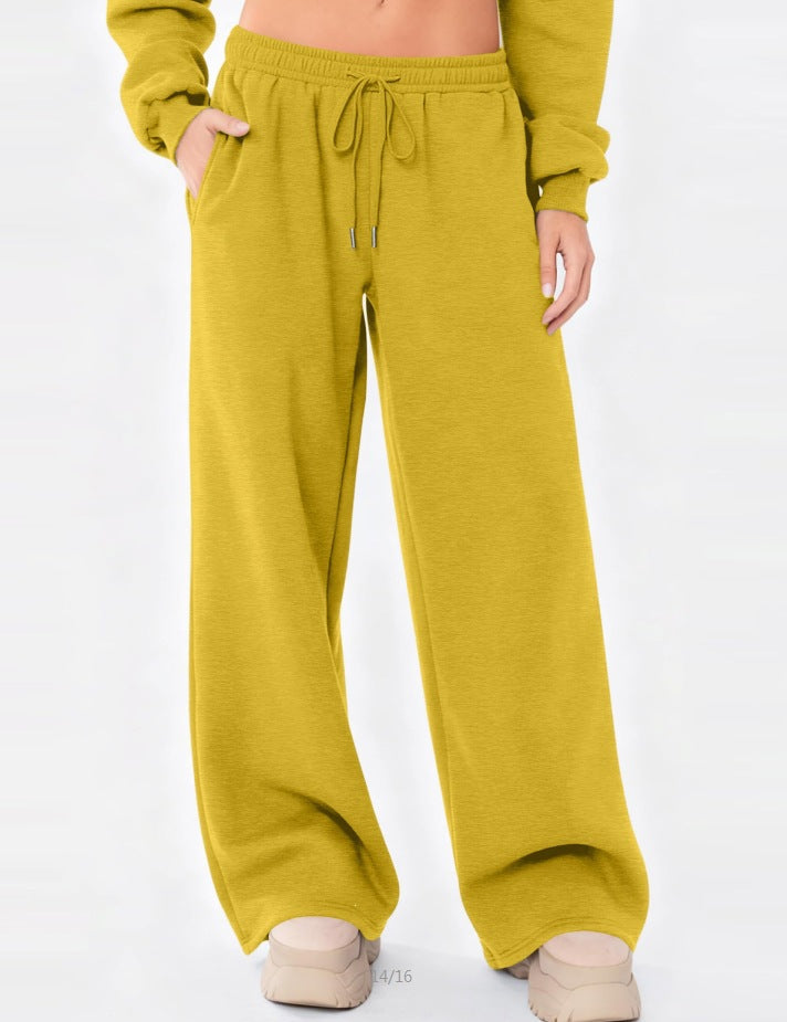 Damen nan weite Loungehose mit hohem Komfortbund, elastischem Tunnelzug und seitlichen Eingrifftaschen Shop Nory