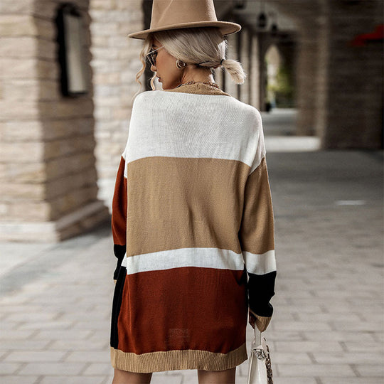 Damen Modischer Strickcardigan mit Knopfdetails Shop Nory
