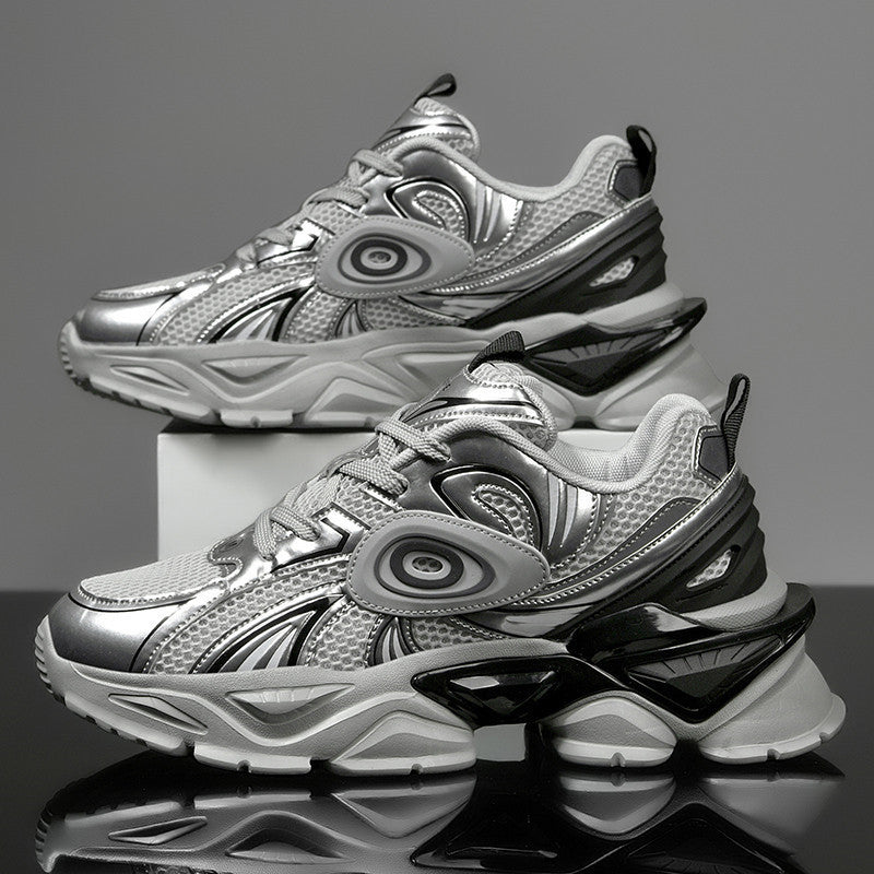 Damen Sportliche Sneakers mit innovativem Dämpfungssystem und futuristischem Design
