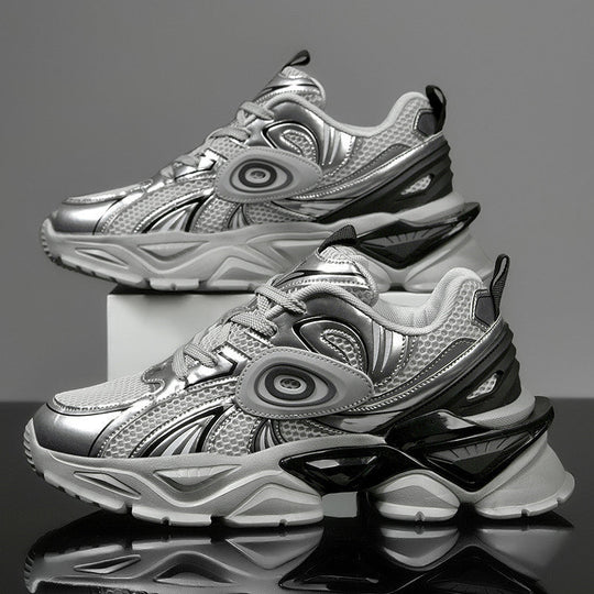 Damen Sportliche Sneakers mit innovativem Dämpfungssystem und futuristischem Design