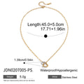 Damen Halskette mit einem verspielten Herzdesign aus hypoallergenem Edelstahl Shop Nory