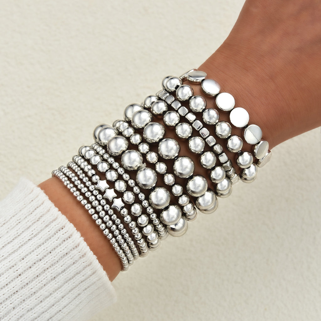 Damen Armreif-Set mit funkelnden metallischen Akzenten Shop Nory
