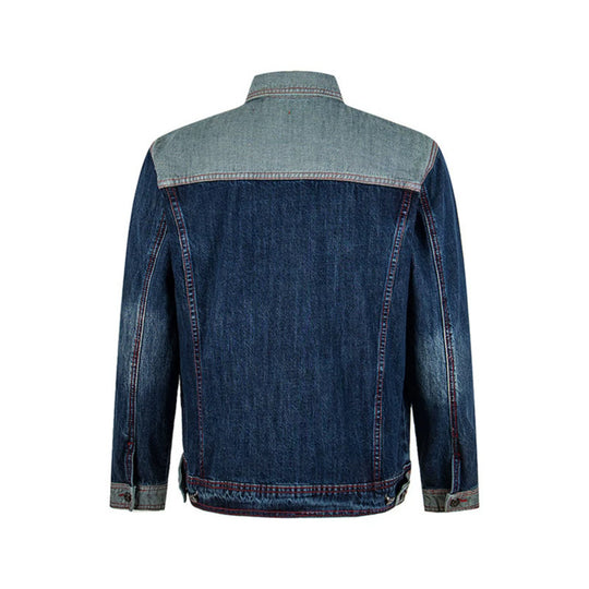 Herren Jeansjacke im Two-Tone-Look mit Kontrastnähten Shop Nory