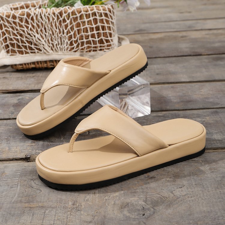 Damen komfortable Zehentrenner Sandalen