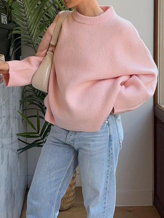 Damen nan oversize Rollkragenpullover mit breitem Rippkragen, voluminösen Ballonärmeln und verlängertem Bündchen Shop Nory