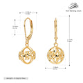 Damen Ohrhänger mit filigranem Design aus 925 Sterling Silber Shop Nory