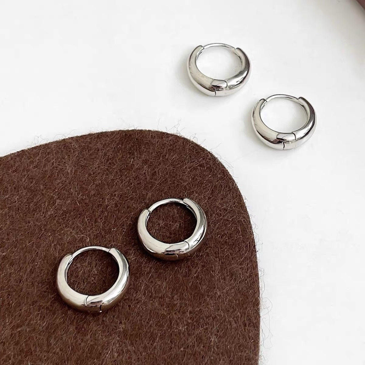 Damen Elegante Polierte Creolen Kaufen Nory