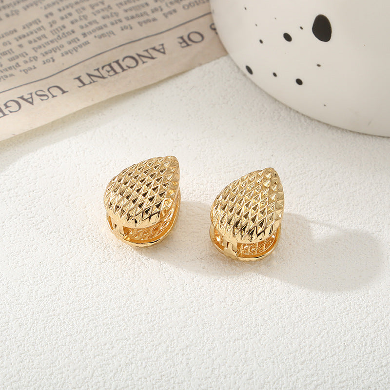 Damen Ohrclips mit elegantem Muster Shop Nory