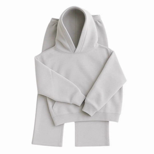 Damen Sportliches Hoodie-Set