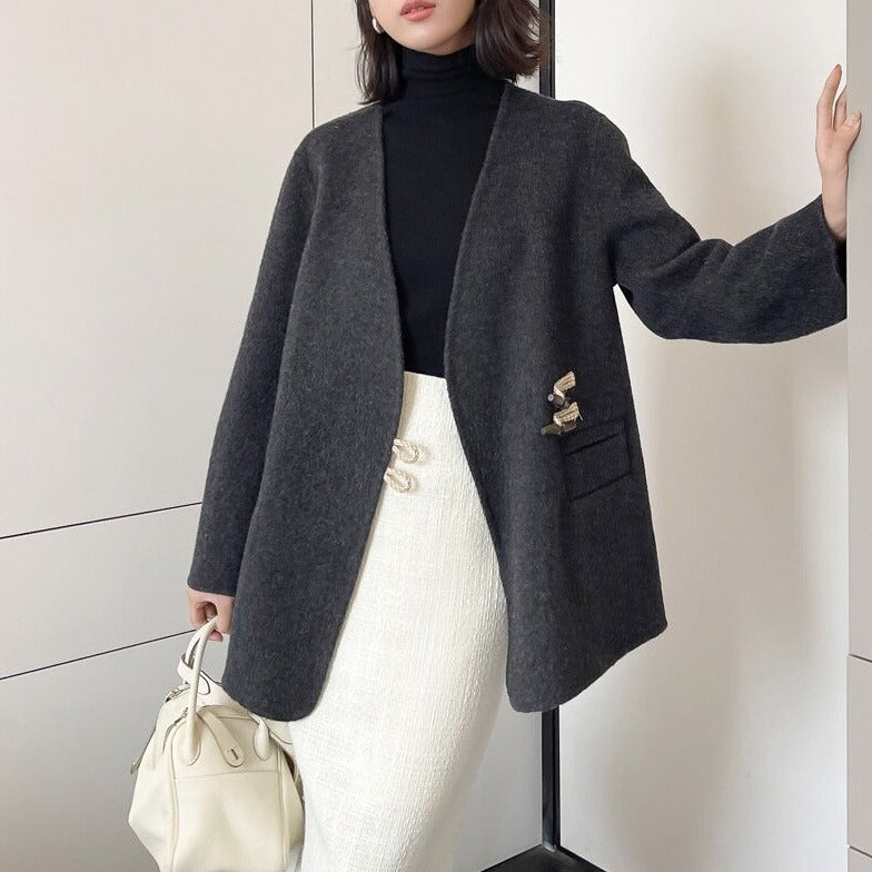 Damen Elegante und lässige Strickjacke Shop Nory