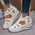 Damen Wedge-Sneaker mit verstellbaren Riemen und atmungsaktiver Sohle