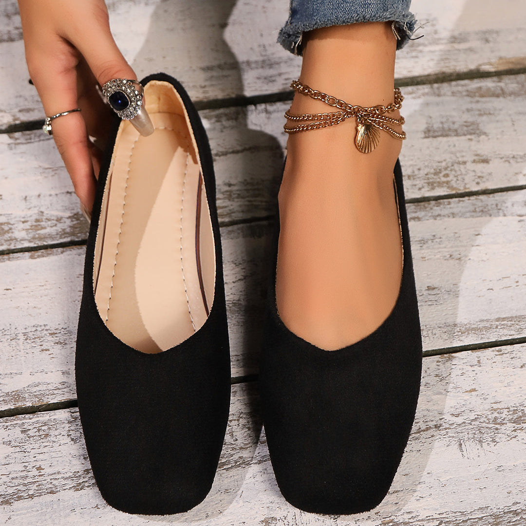 Damen Ballerinas im eleganten und minimalistischen Design mit anatomischer Fußbettung