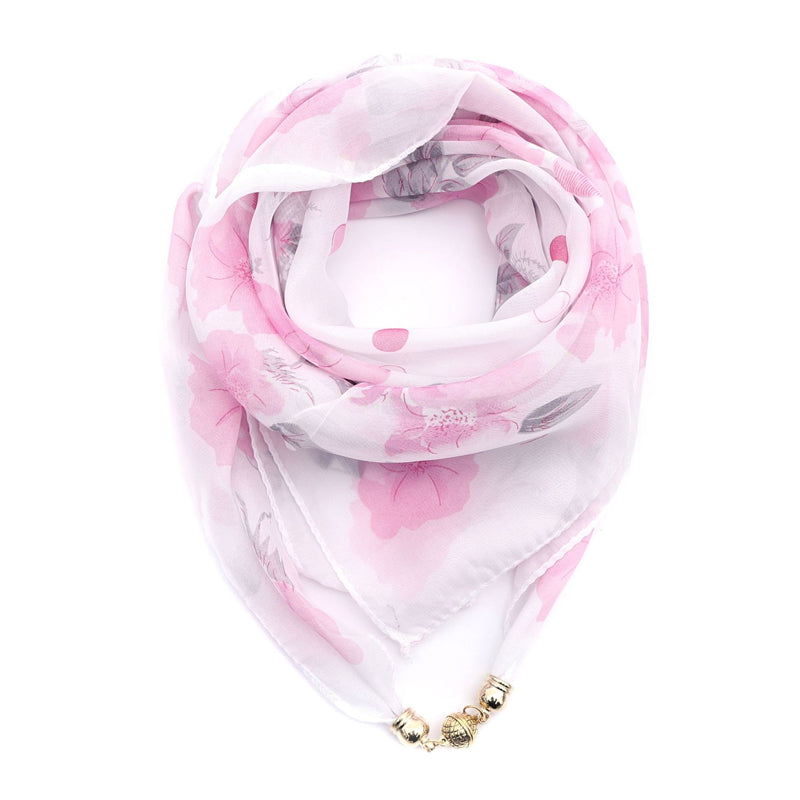Eleganter Schal Mit Blumendruck | Shop Nory