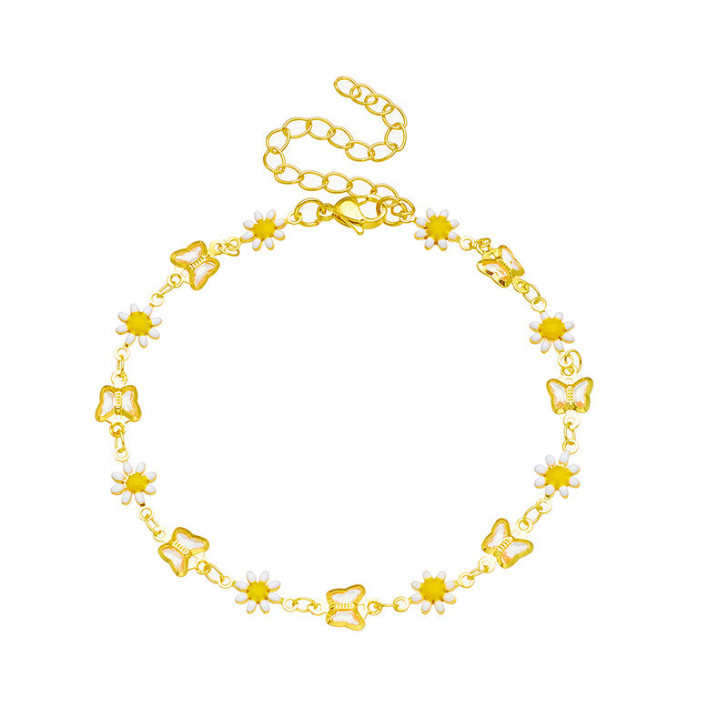 Damen Blumenverzierte Armband Shop Nory