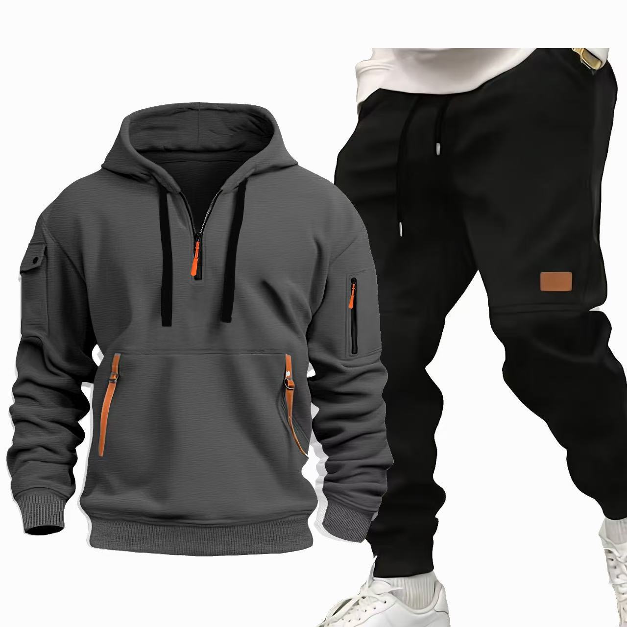 Herren Funktions-Hoodie und Jogginghose Set