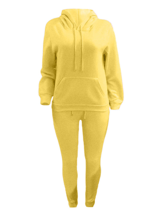 Herren nan sportliches Jogginganzug-Set mit Kapuzenpullover Kängurutasche und schmal zulaufender Jogginghose Shop Nory