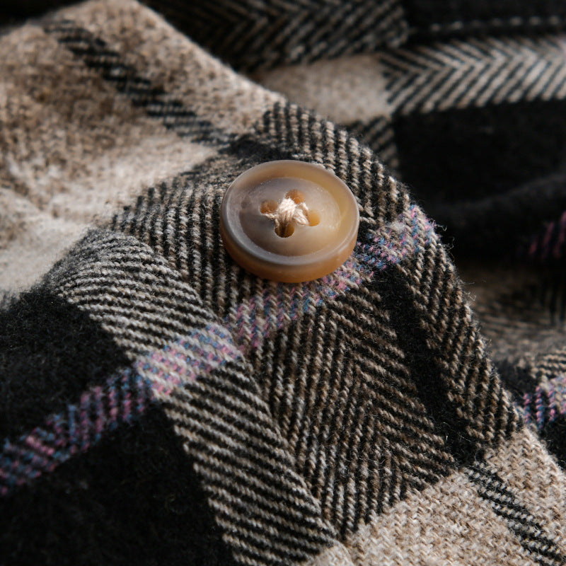Herren Karo‑Flanell Überhemd Shop Nory