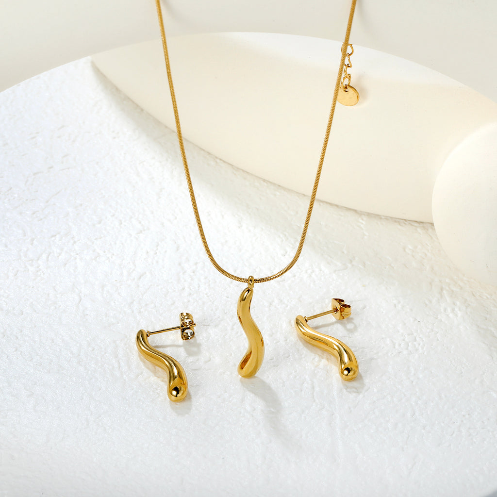 Damen Schmuckset mit elegantem Hänger und Ohrringen Shop Nory
