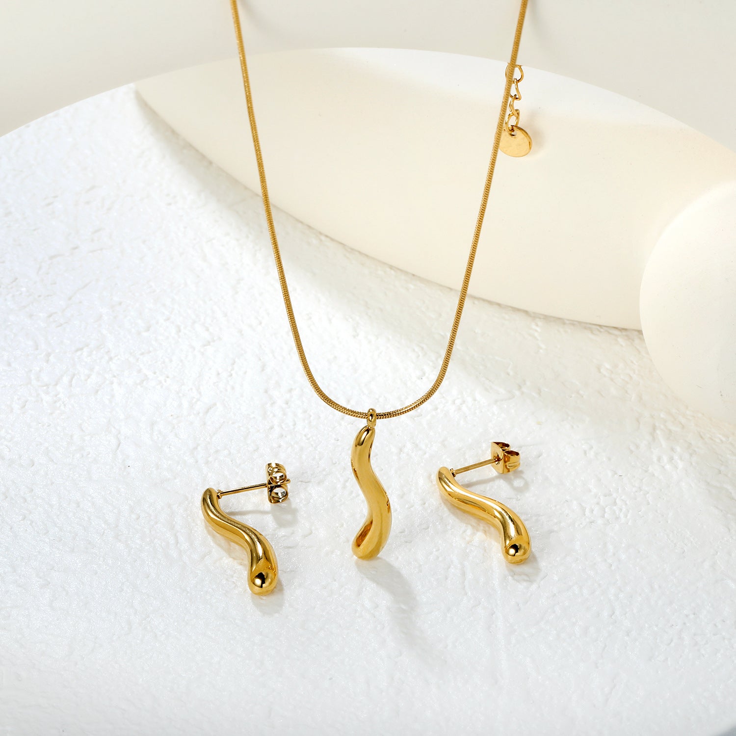Damen Schmuckset mit elegantem Hänger und Ohrringen Shop Nory