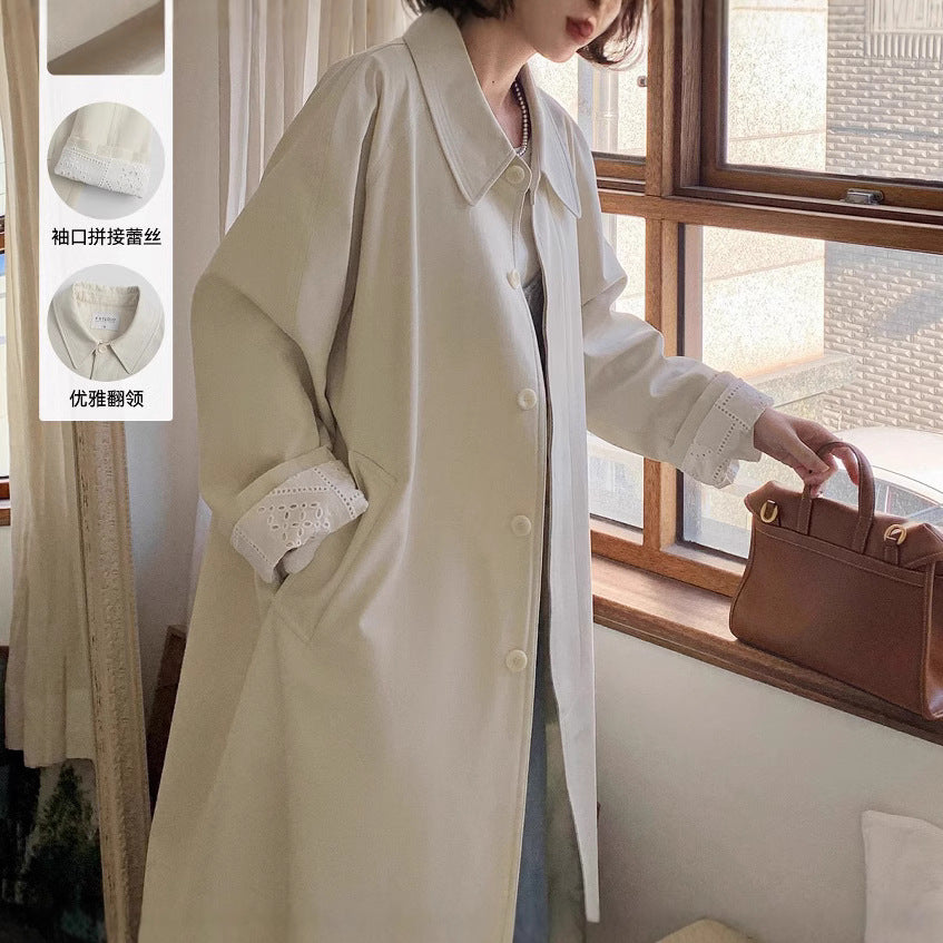 Damen Lässiger Oversized-Trenchcoat Shop Nory