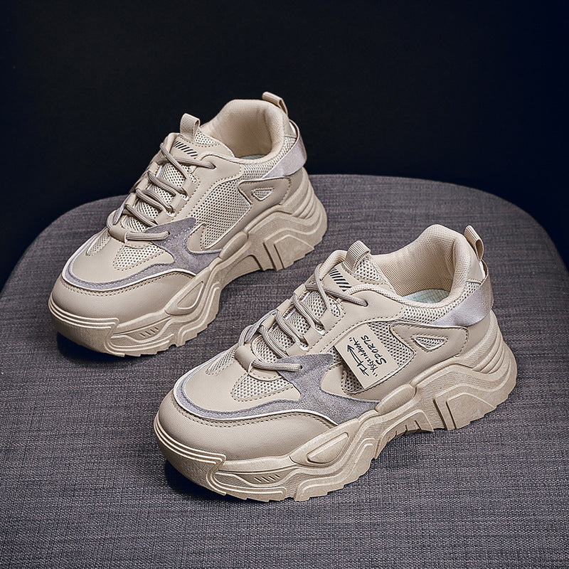 Damen Sneakers im modernen Chunky-Stil mit atmungsaktivem Obermaterial und gepolsterter Sohle