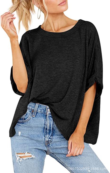 Damen lässiges Oversized T-Shirt