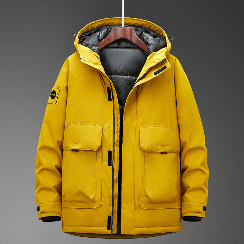 Herren Technischer Parka mit wasserdichter Softshell-Außenhülle und gesteppter Thermoisolierung Shop Nory