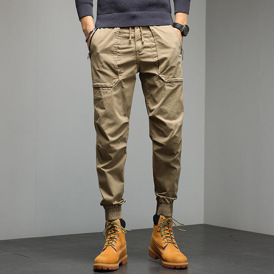 Herren Cargo-Joggerhose mit Utility-Taschen und elastischem Bündchen Shop Nory