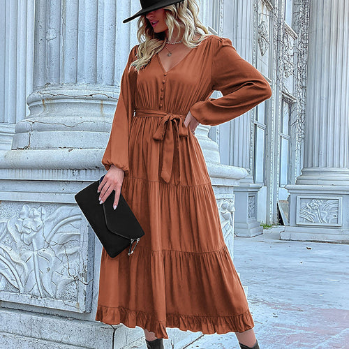Damen Lange Bluse mit Taillengürtel Shop Nory
