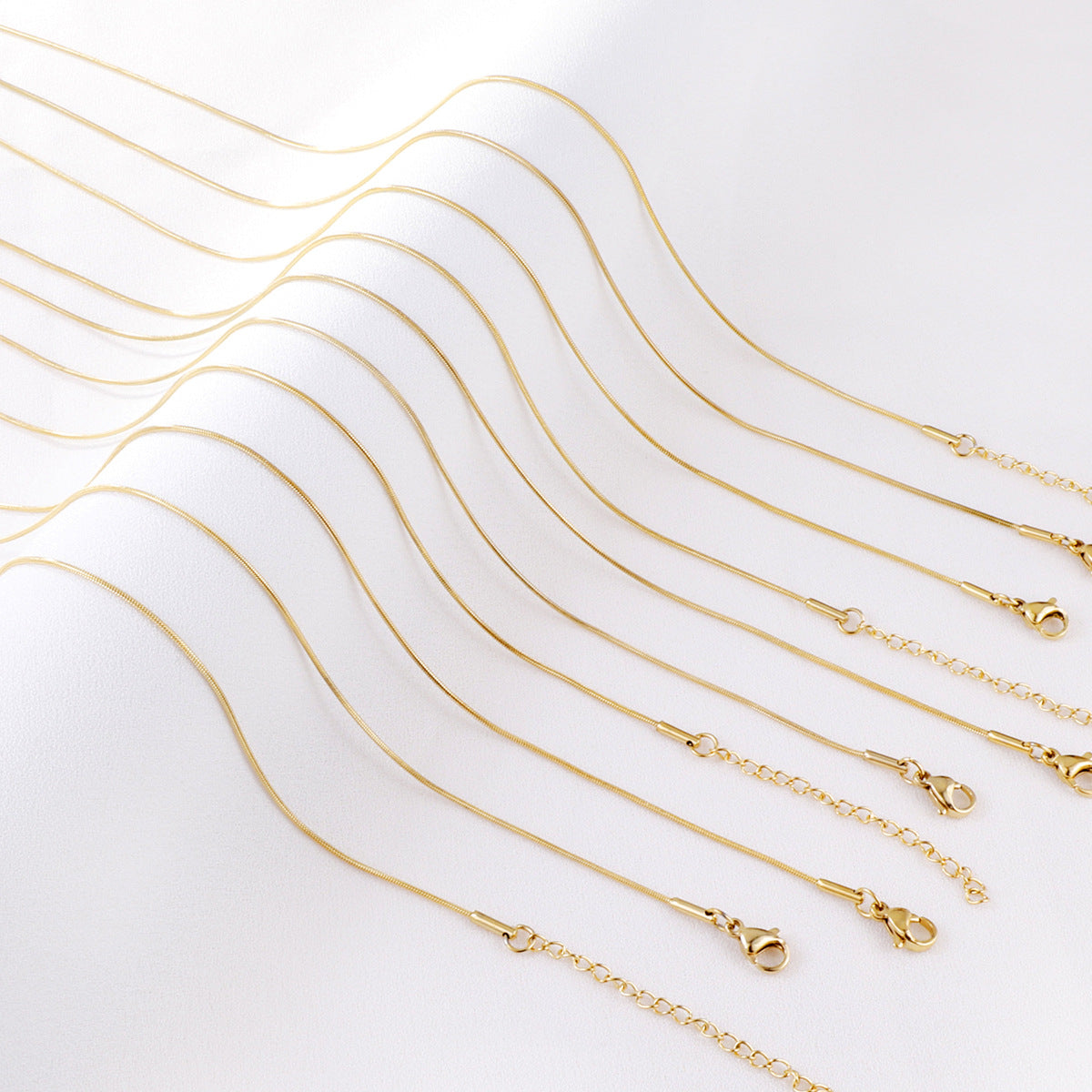 Damen Edelstahl Kette mit verstellbarem Verschluss Shop Nory