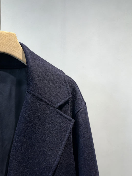 Damen Plüsch Doppelreihiger Mantel Shop Nory