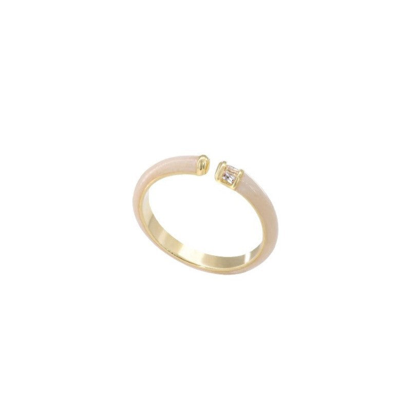 Damen Ring mit elegantem Design und funkelndem Zirkon Shop Nory