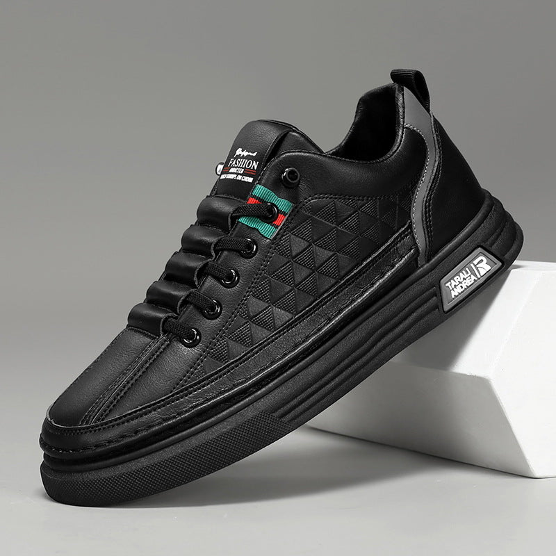 Herren Low-Top Sneaker mit gestepptem Rauten-Design und dicker Gummisohle Shop Nory