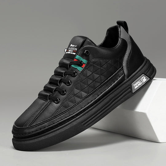 Herren Low-Top Sneaker mit gestepptem Rauten-Design und dicker Gummisohle Shop Nory