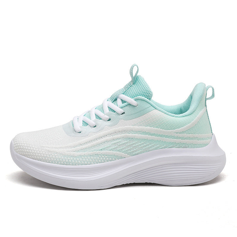 Damen Strick-Sportsneaker mit ergonomischer Formgedächtnis-Schaum-Einlegesohle und profilierter Leichtsohle Shopy Nory