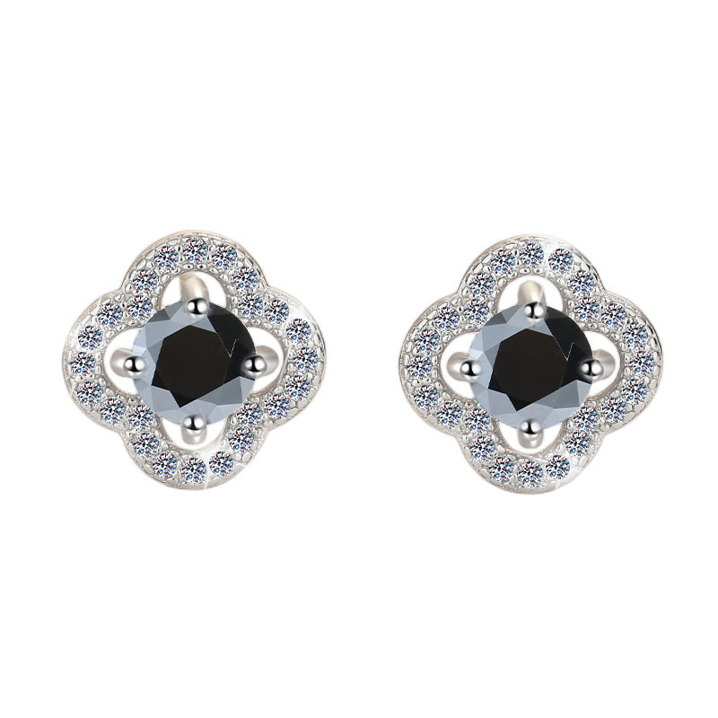 Damen Ohrringe mit kunstvollem Blumenmuster Shop Nory