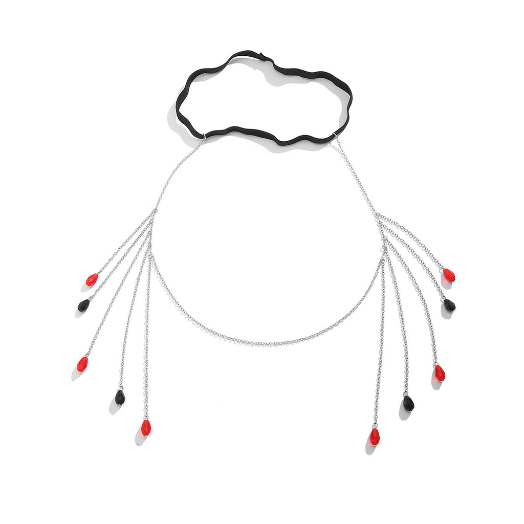Damenbeine mit schicken Kettenaccessoires Shop Nory