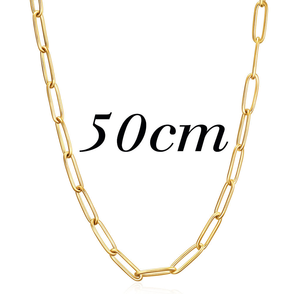 Damen Halskette im modernen Gliederdesign mit elegantem Verschluss Shop Nory