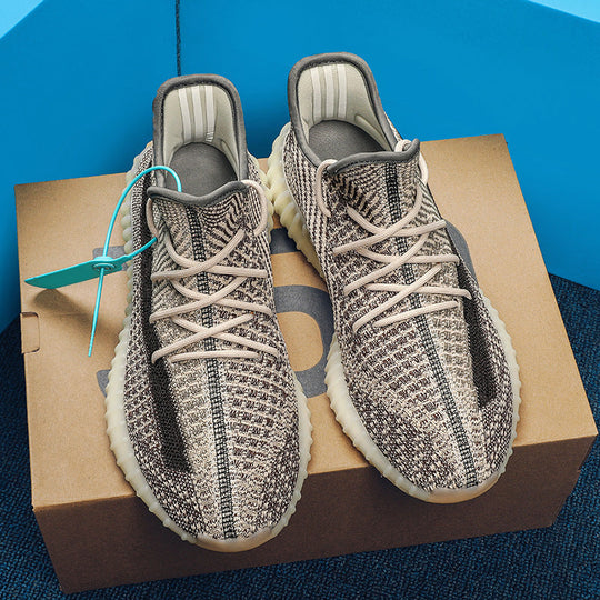 Damen sportliche und luftige Sneakers mit atmungsaktivem Strickoberteil Shopnory