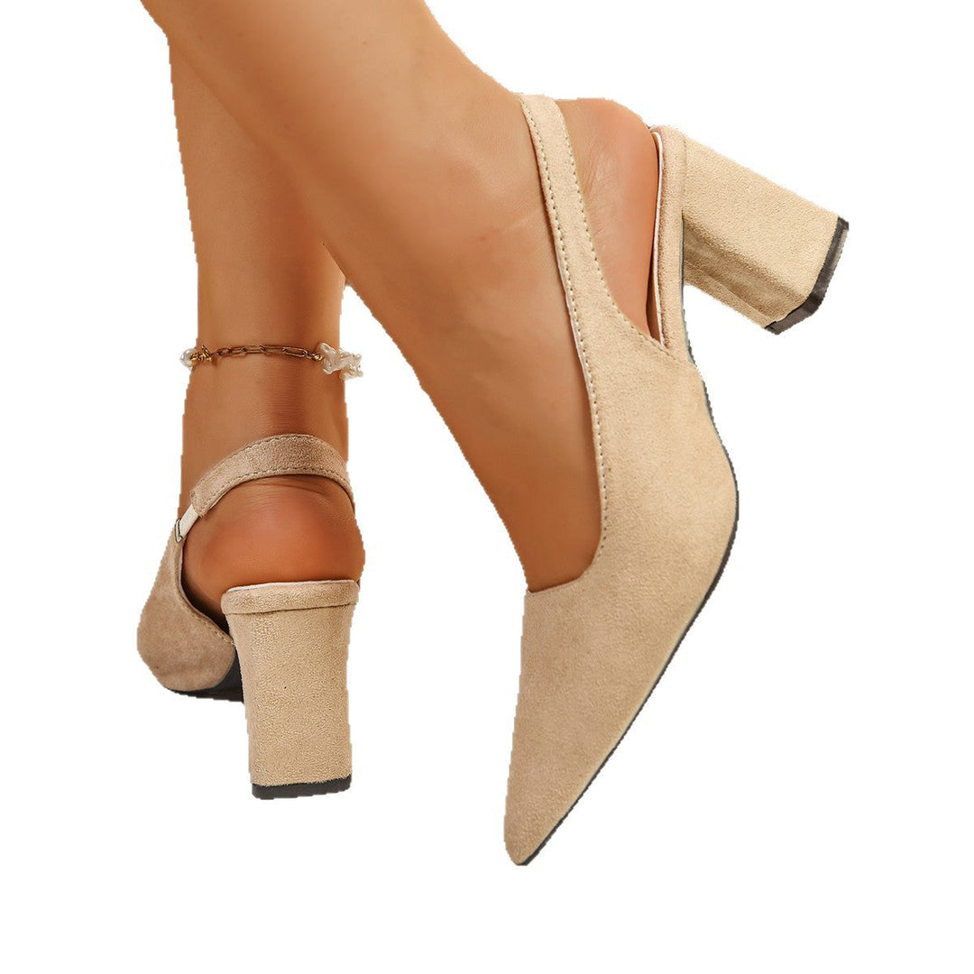 Damen Slingback-Pumps mit elegantem Blockabsatz