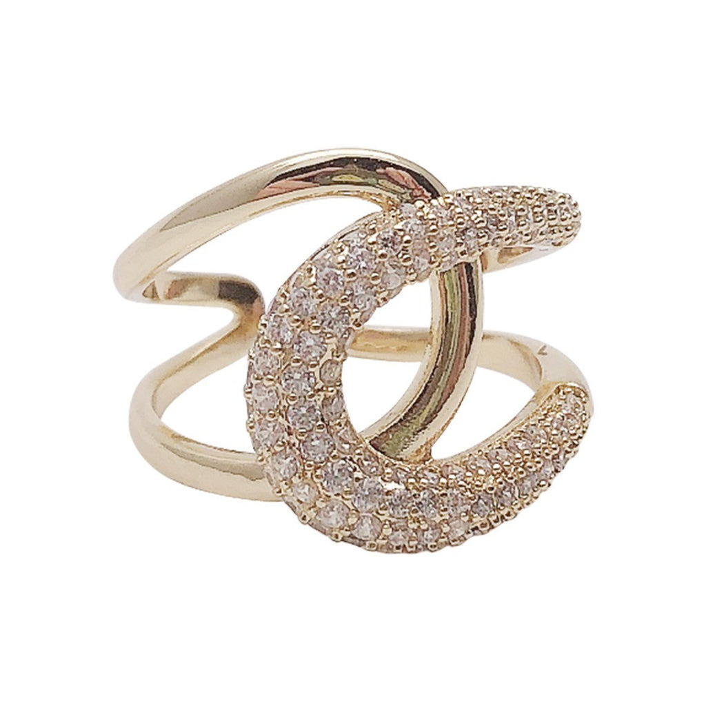 Damen Schmuckring mit funkelndem Zirkonia Shop Nory
