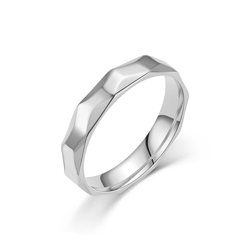 Damen facettierter Goldring Shop Nory
