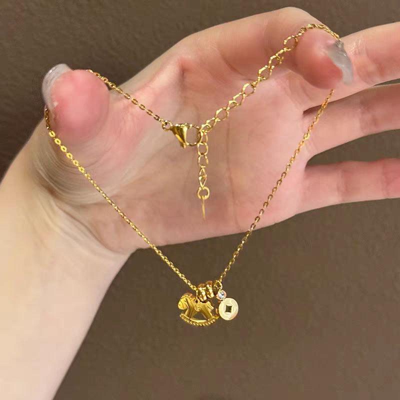 Frauen Dainty Charm Anhänger Halskette Shop Nory
