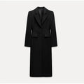 Damen Eleganter Longblazer mit schmaler Silhouette und klassischen Details