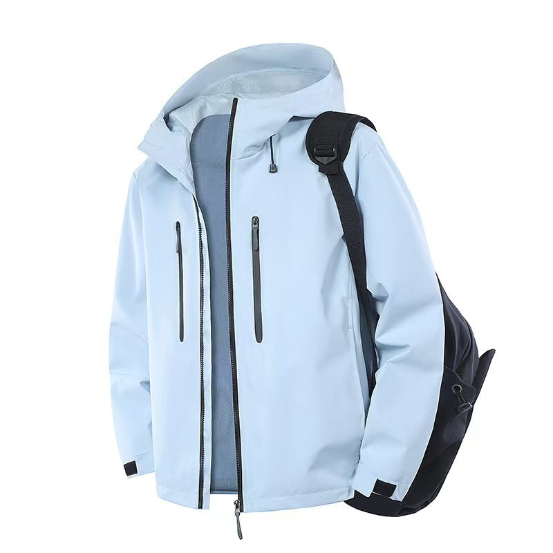 Damen Funktionsjacke mit wasserabweisendem Material und praktischen Reißverschlusstaschen