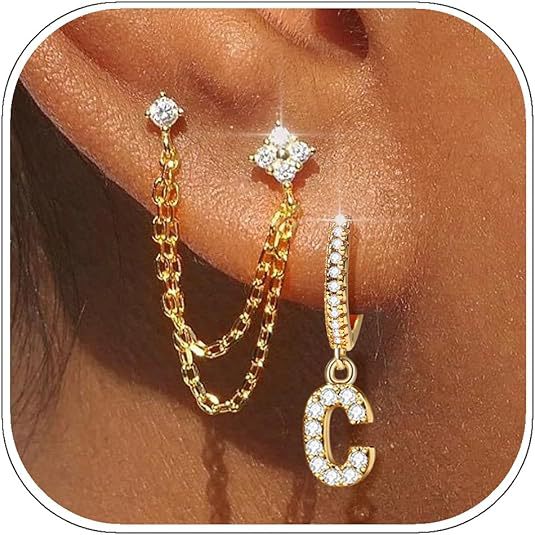 Damen Ohrschmuck mit funkelnden Zirkonia-Elementen und elegantem Design Shop Nory