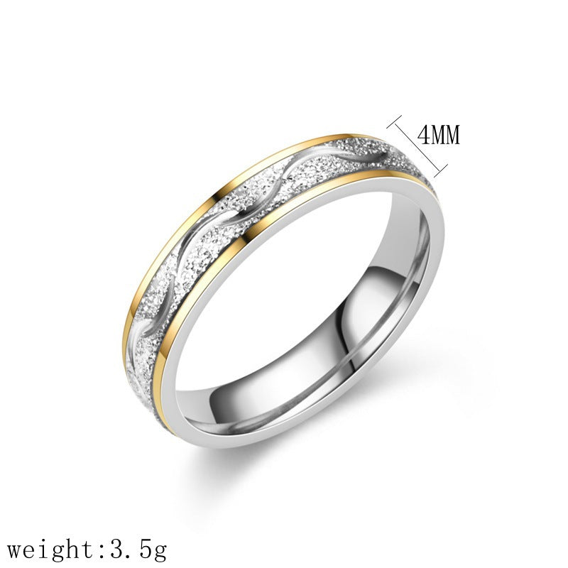 Herren Trauring mit elegantem zweifarbigem Finish Shop Nory