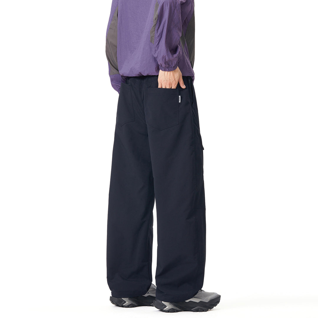 Herren Weite Tech‑Cargohose mit Tunnelzugbund und Reißverschlusstaschen Shop Nory